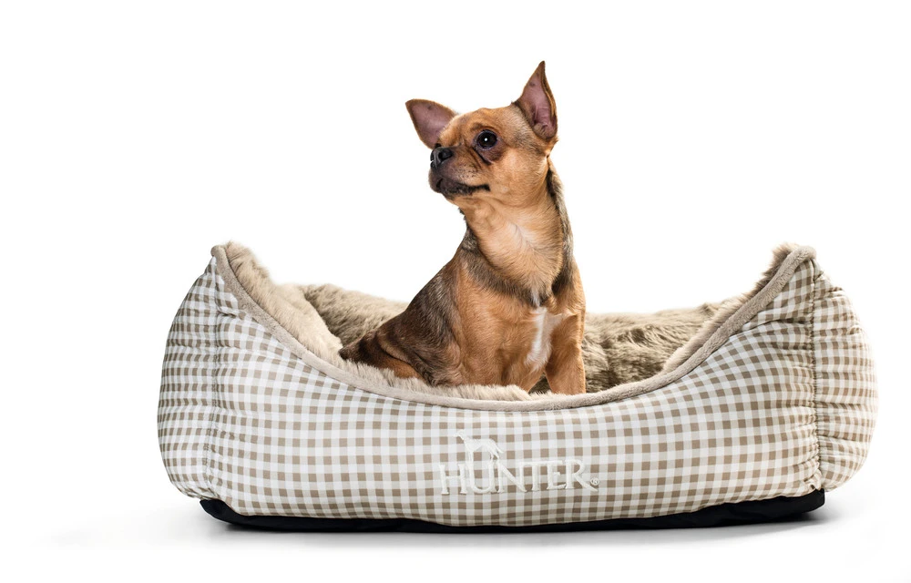 Hunter hundeseng Astana Medium 80x60 cm Brun