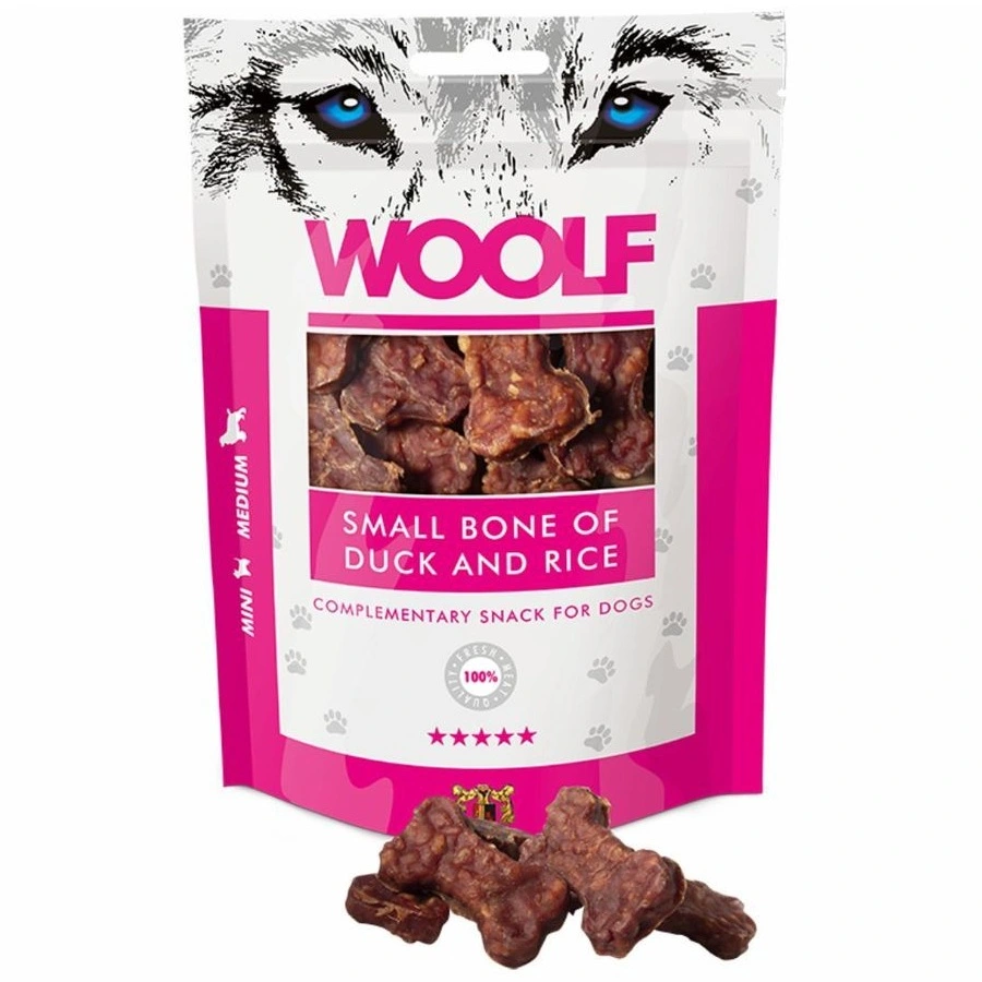 Woolf Hundesnack Små Ben med And og Ris