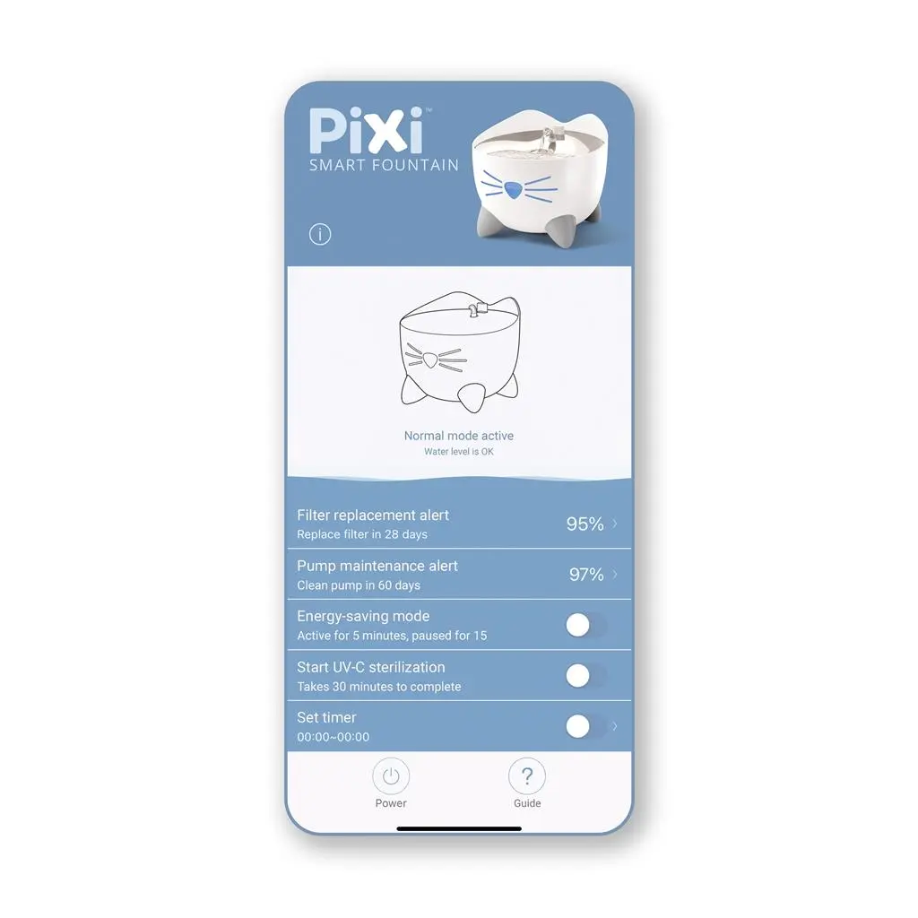 Catit Pixi Smart Drikkefontæne i Hvid (WIFI)
