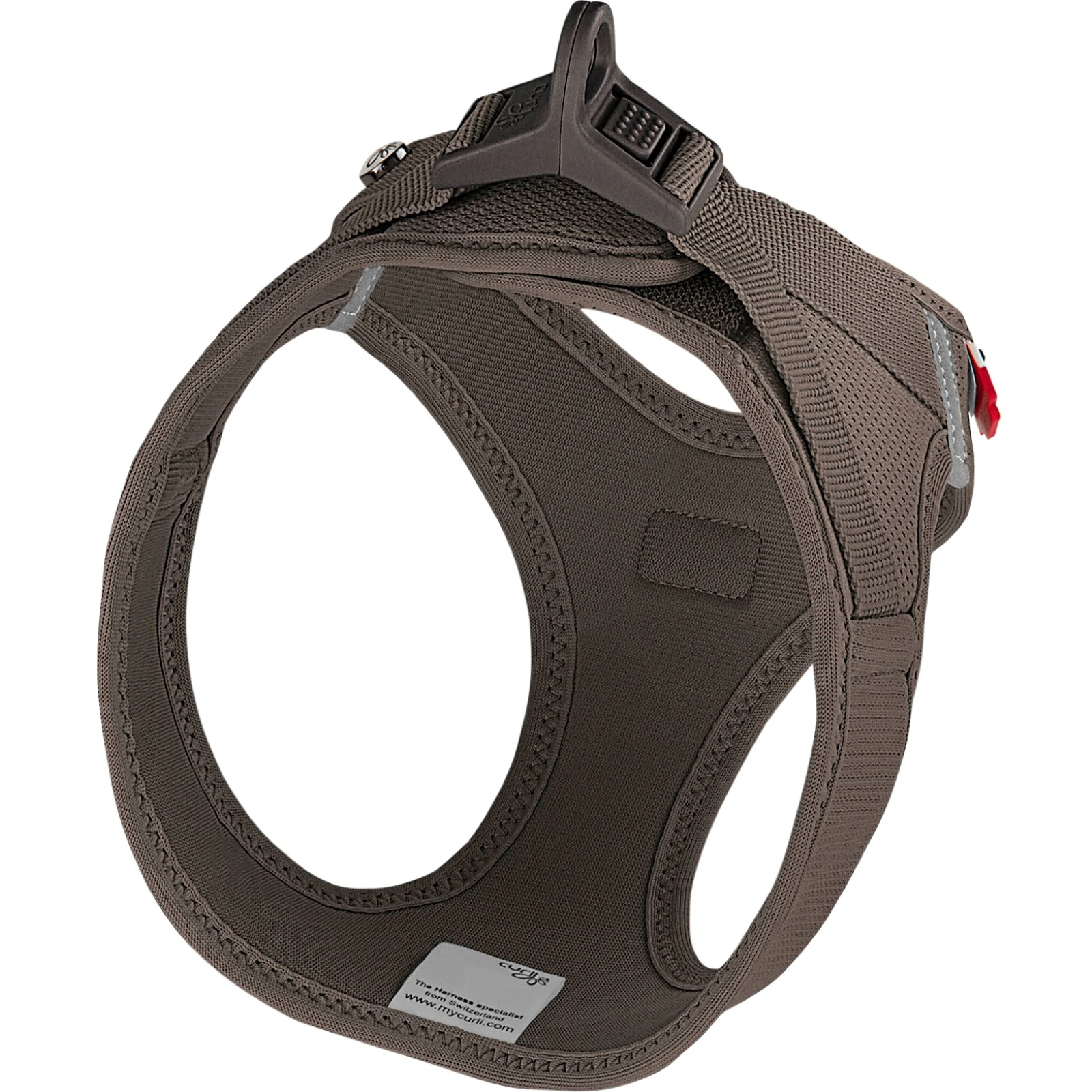 Curli Vest hundesele Clasp Air Mesh Brun L bryst 49-55 cm - let og sikker komfort