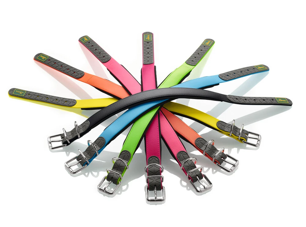 Hunter Halsbånd Convenience 55 NeonPink - 41-50 cm