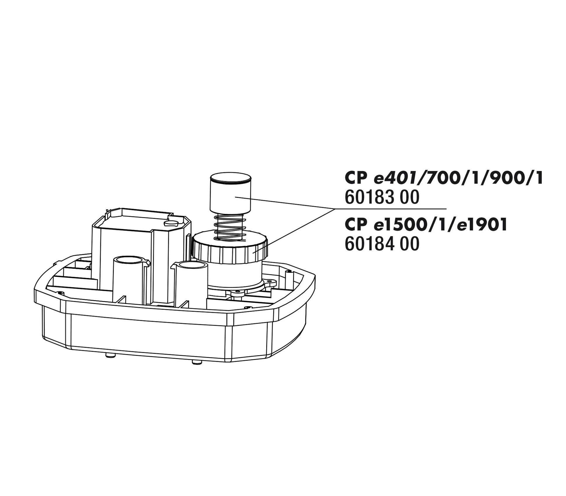 JBL CP e start button + union nut