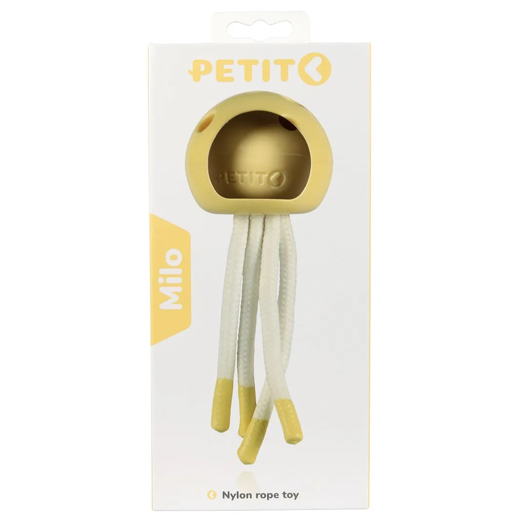 PETIT Hvalpelegetøj MILO Yellow 18x7x7 cm - bamse til små hvalpe