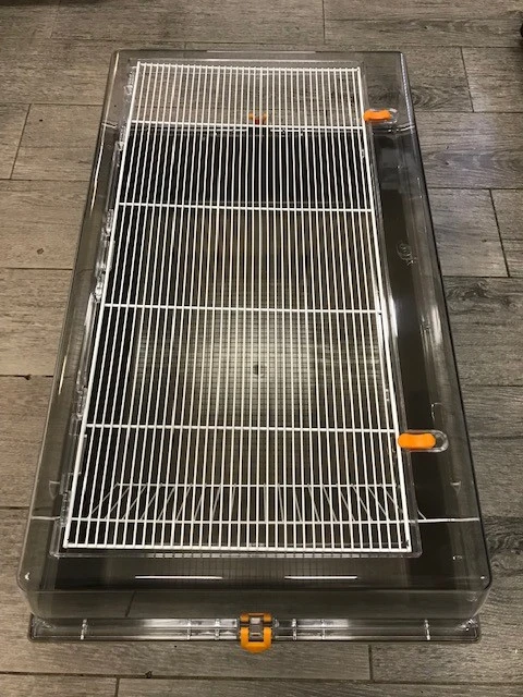 Tamburino Hamsterbur grå/brun bund
