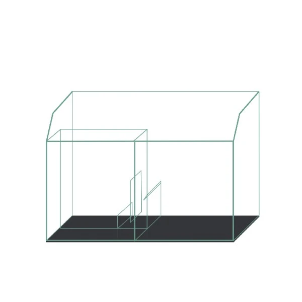 Blau Gran Cubic Super Reef 92 White 276 liters Saltvandsakvarium