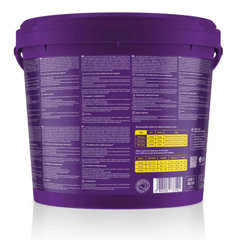 AquaForest Hybrid Pro Salt 22 kg Spand