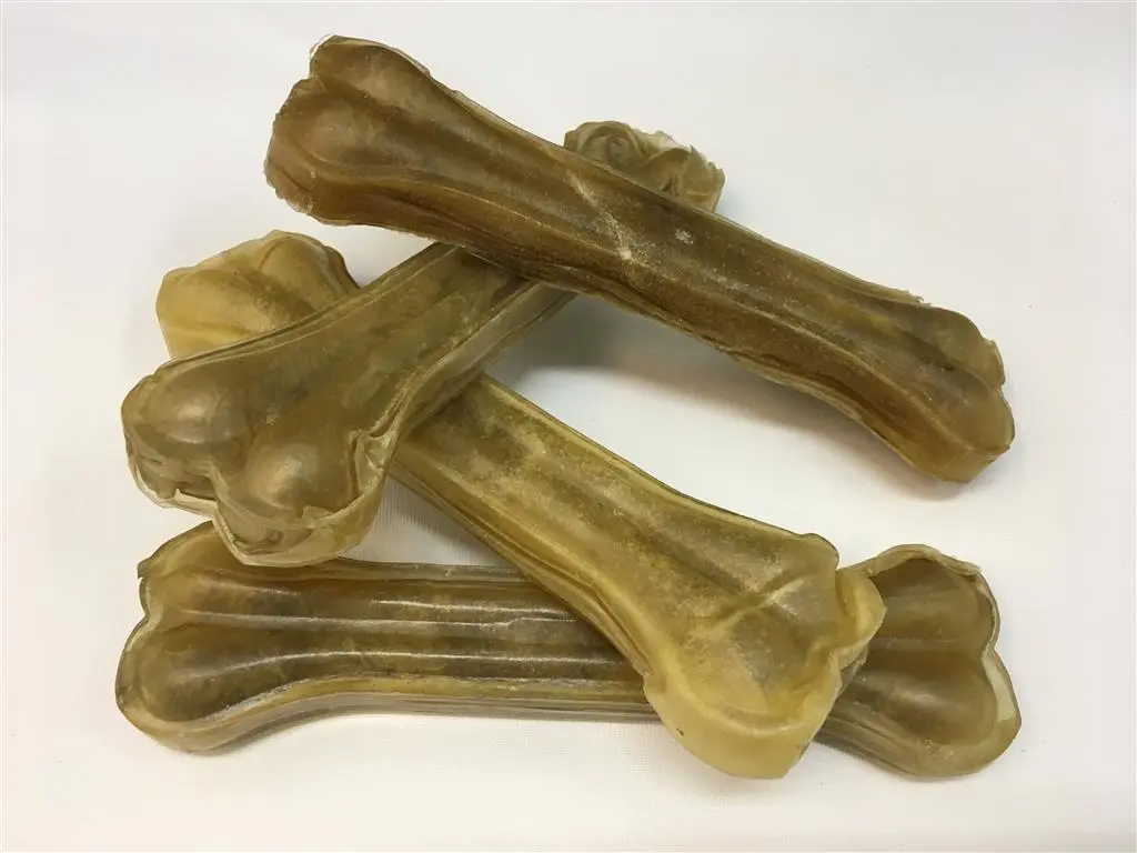 Treattime Presset ben 14 cm - klassisk tyggeben til hunde