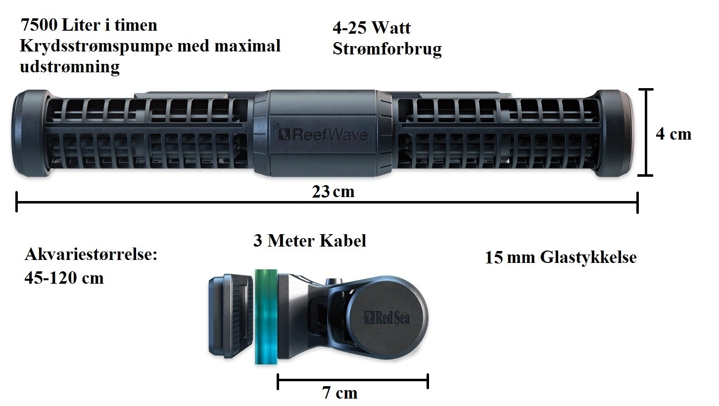 RedSea ReefWave 25 inkl controller
