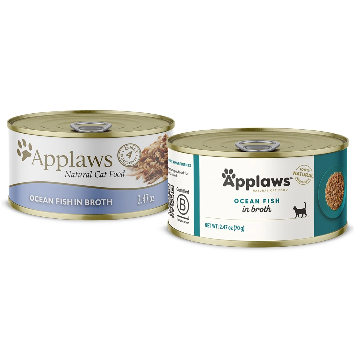 Applaws Kattevådmad Havfisk 70 g