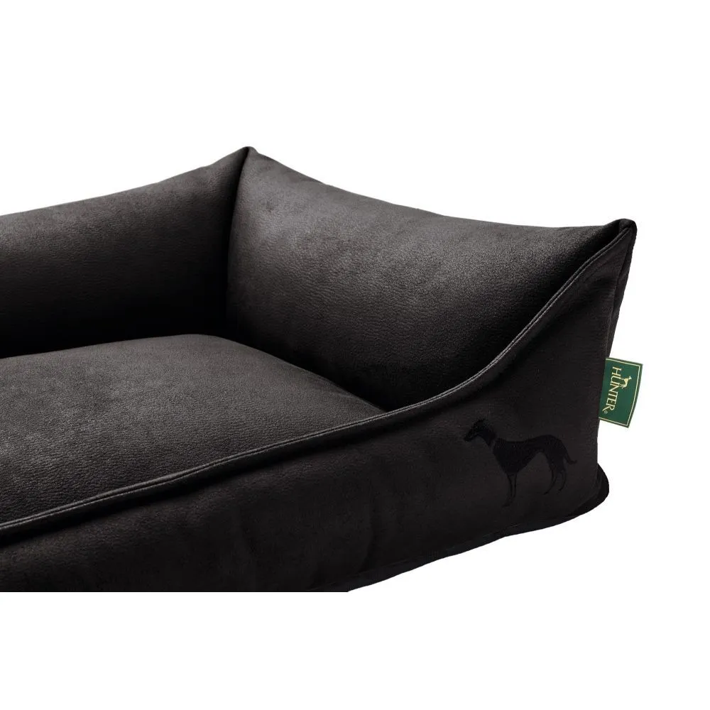 Hunter hundeseng Bologna Large 90 x 70 cm Sort