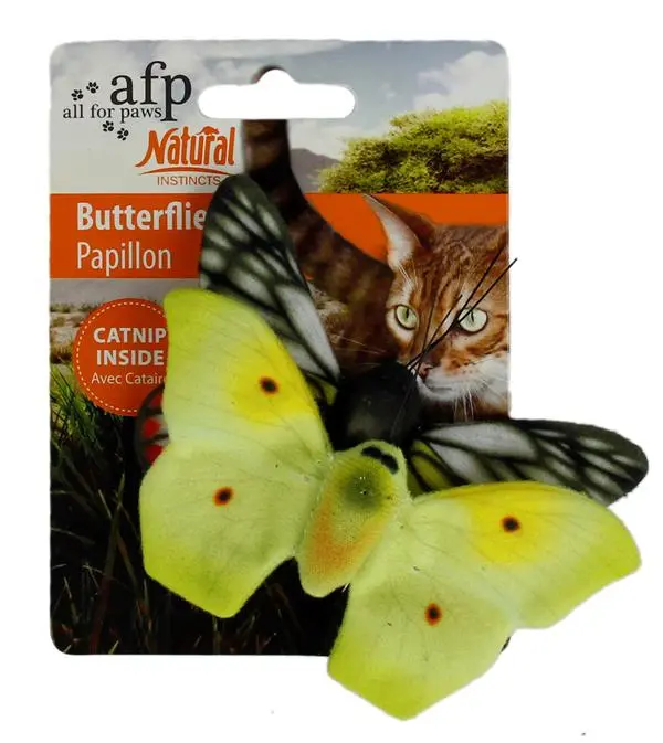 AFP Kattelegetøj Sommerfugl 2 stk