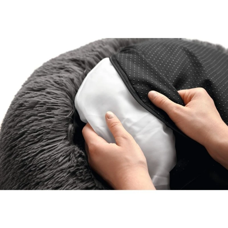 Hunter Loppa donut hundeseng Ø 60 cm Grå