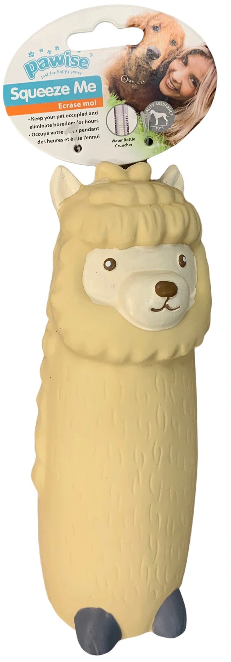 Pawise Latex Alpaca - blødt squeakerlegetøj