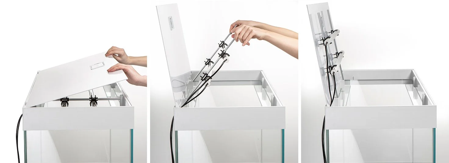 AquaEl Optiset 240 Hvidt akvarium