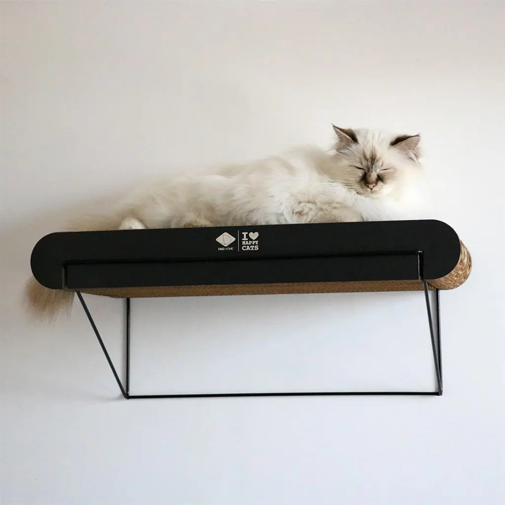 HappyCat DAVID Lige Vægmodul 60x29x24 cm Sort/Brun