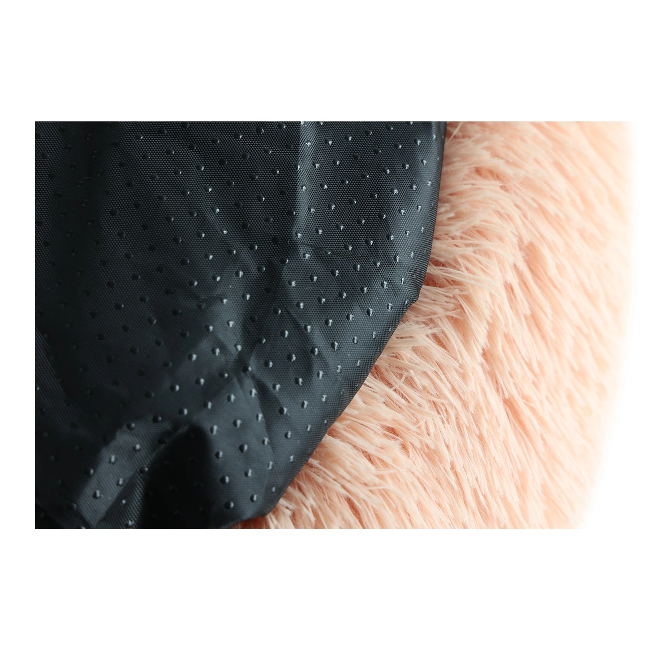 Donut Cozy Hundeseng Laksefarvet 60 cm - blød seng til mellemstore hunde