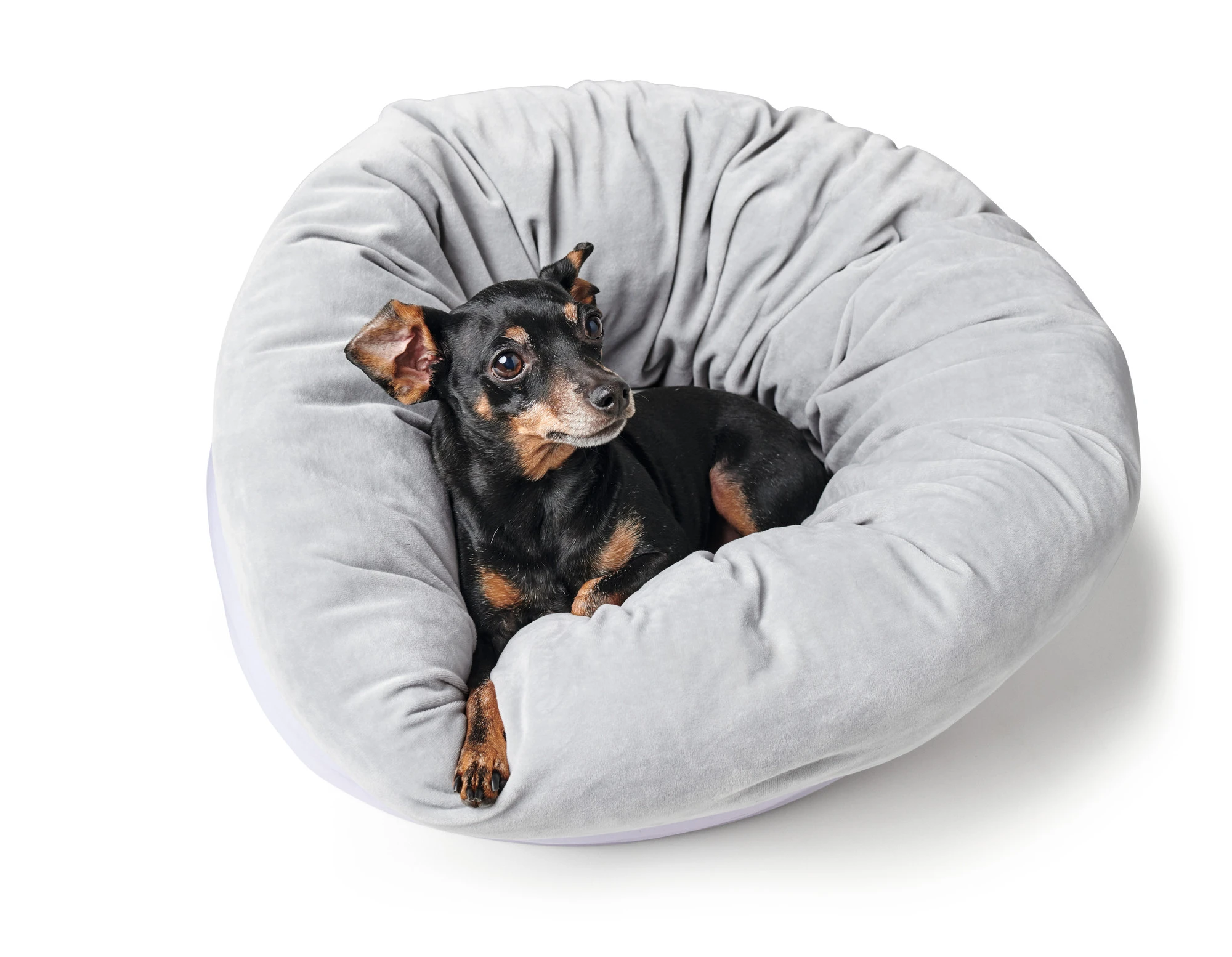 Hunter Miranda donut seng Ø 50 cm Lysegrå