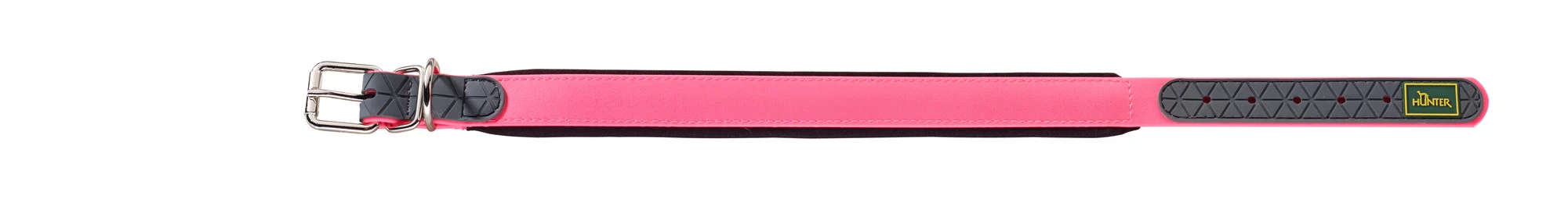 Hunter Halsbånd Convenience 45 NeonPink - 33-40 cm