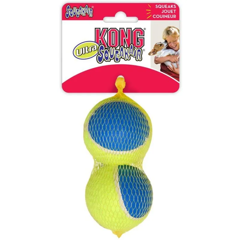 Kong Legetøj Squezzz Geodz 3 stk Ø 7 cm - farverige bolde med piv