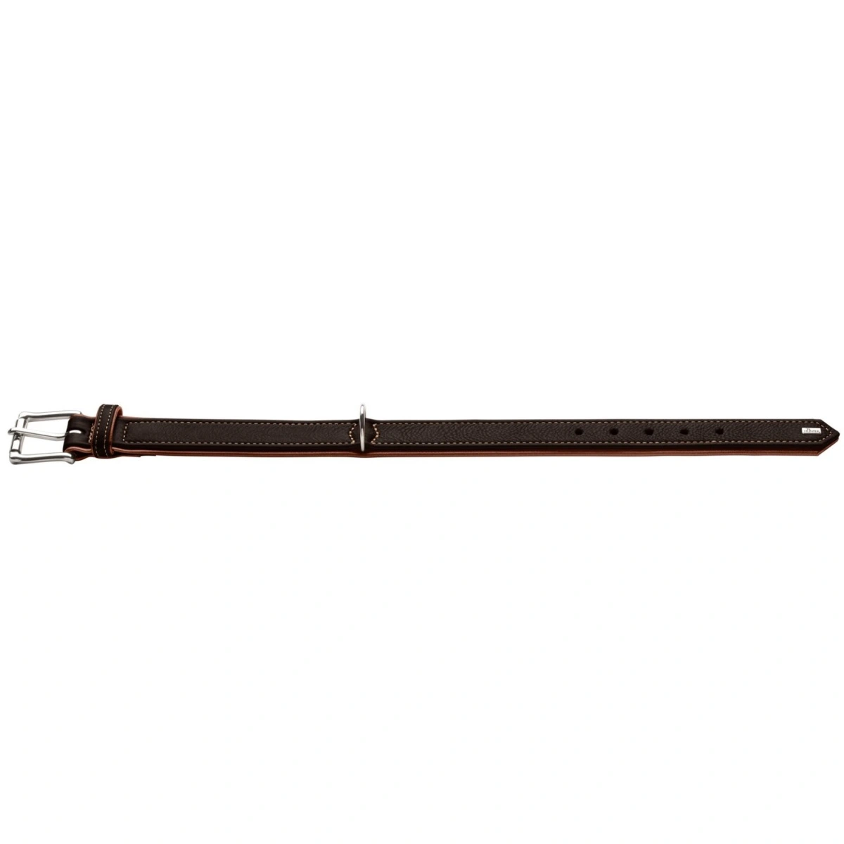 Hunter Canadian UP Hundehalsbånd Small 45 Cognac/Sort - 33-39 cm