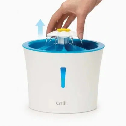 Catit Senses 2.0 Flower Fountain (drikkeautomat) 3 L med LED