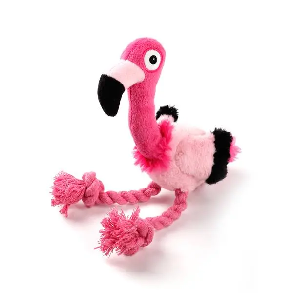 AFP Ultrasonic DJ-Flamingo - lydsvagt hundelegetøj