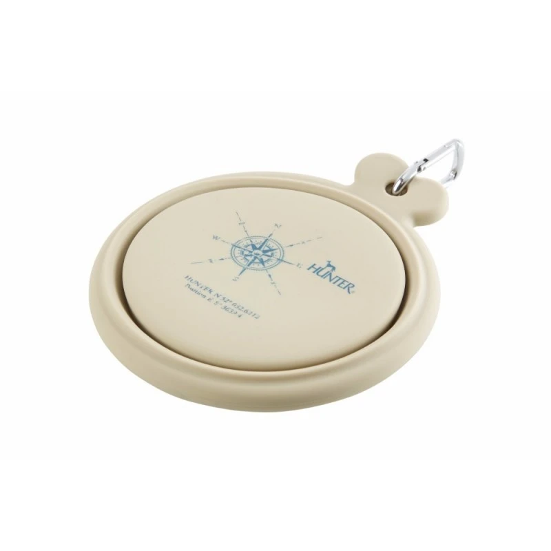Hunter List silikone rejseskål 350/750 ml beige