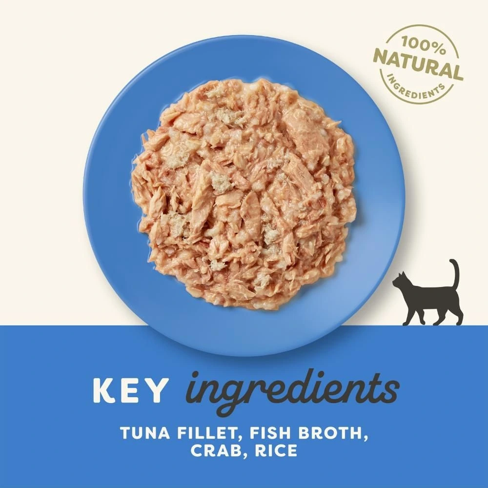 Applaws Kattevådmad Tun og Krabbe 70 g (pouch) - Naturligt vådfoder til katte