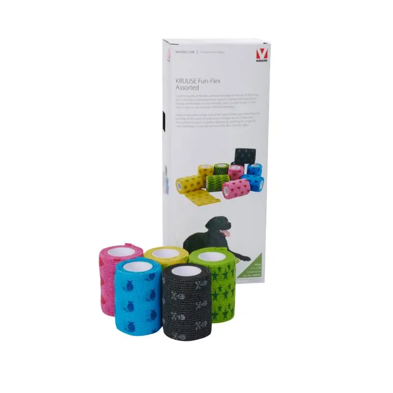 Fun Flex selvklæbende Pet Bandage 7,5 cm x 4,5 m