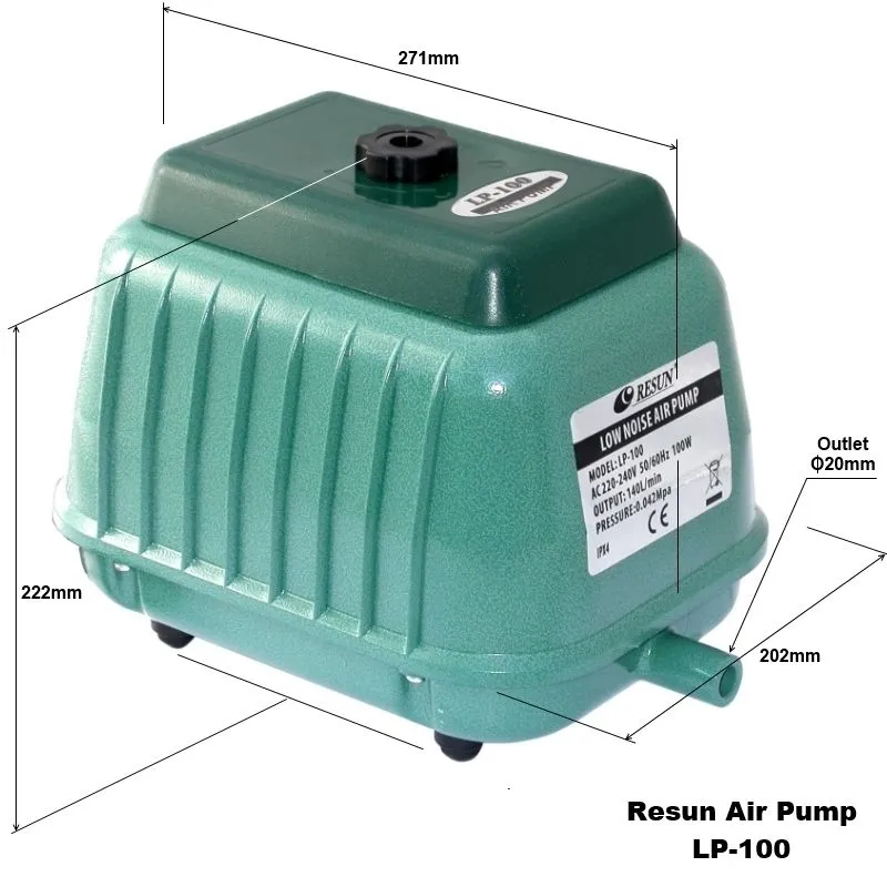 LP100 Luftpumpe 8400 l/t