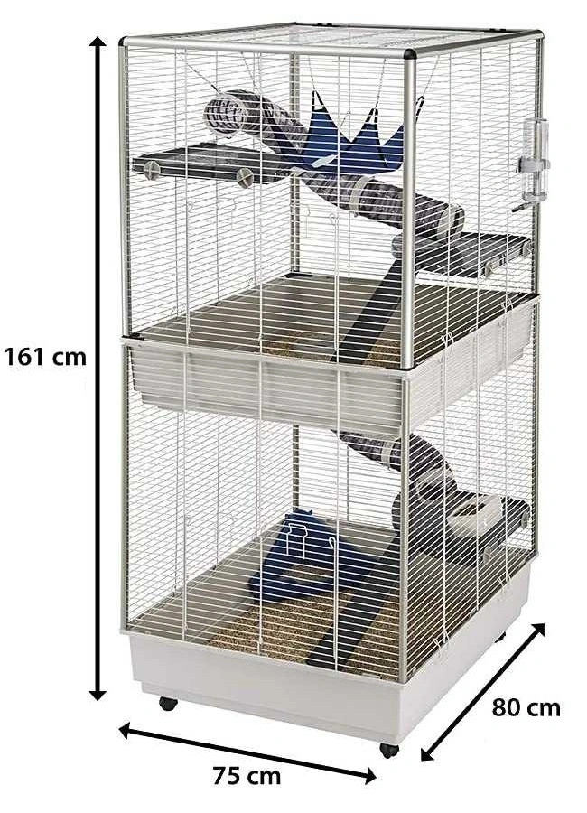 Ferplast Furet Tower Fritte gnaverbur (75 x 80 x 161 cm)