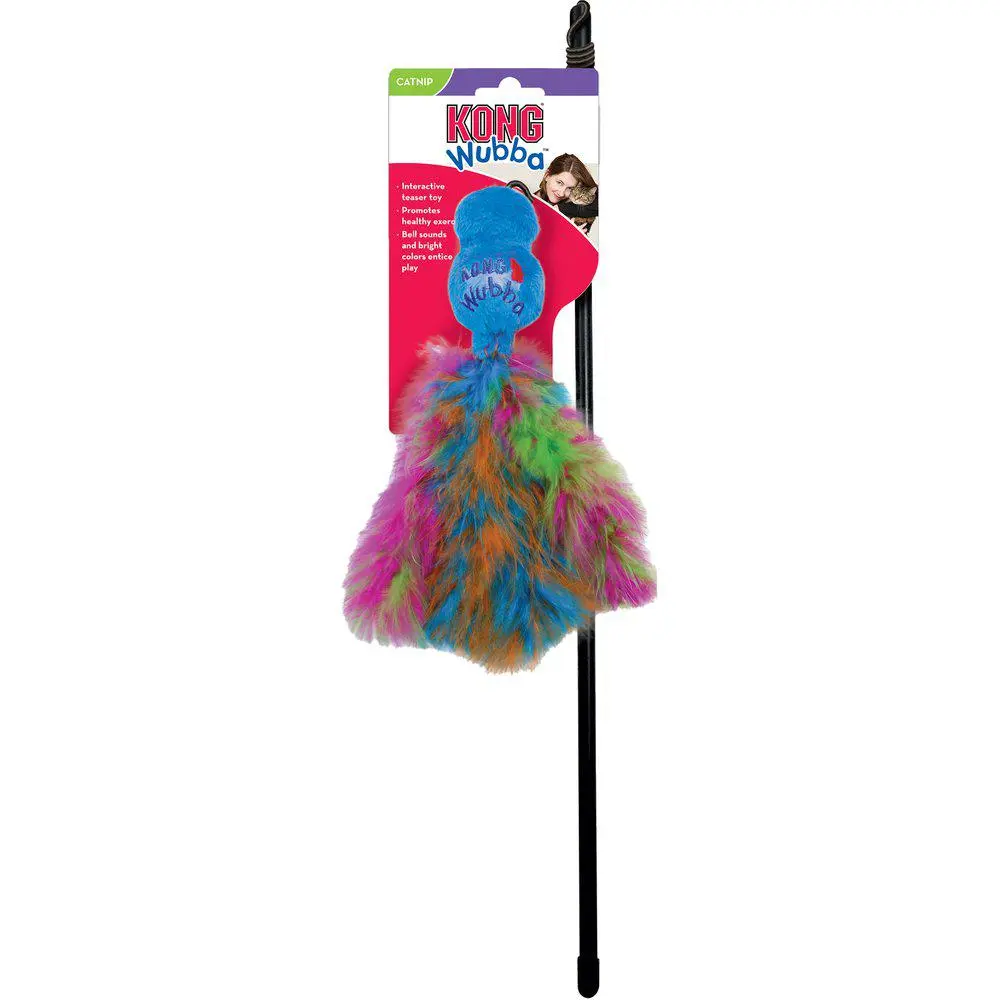 Kong Kattelegetøj Wubba Boa Teaser Drillepind 46 cm