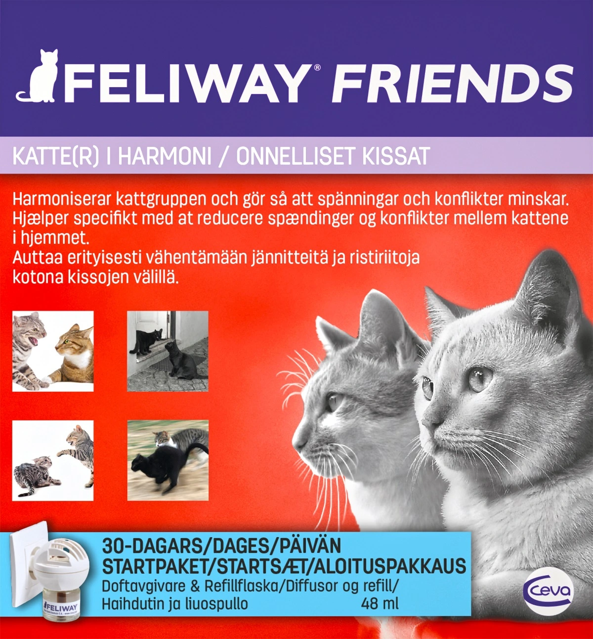 Feliway Friends diffusor med flaske 48 ml