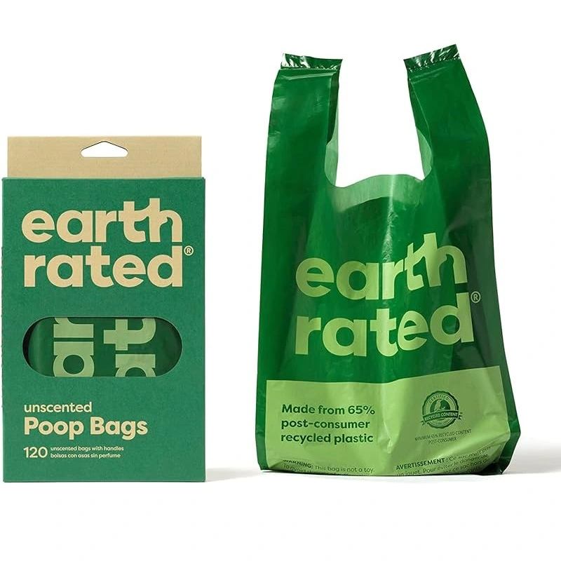 Earth Rated Øko hømhømposer med håndtag 120 stk