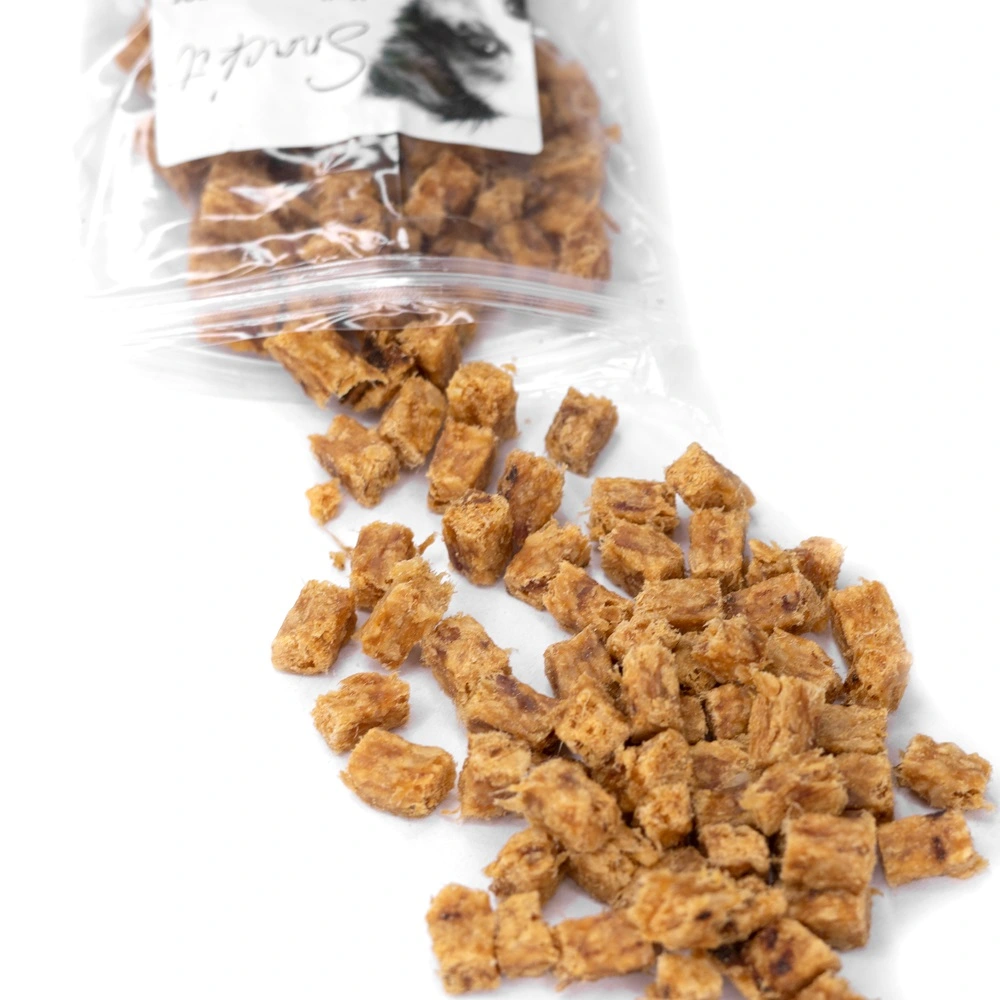 Snackit Bløde Kalkun terninger 100 g - naturlige hundesnacks