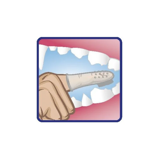 Bogadent Silicone Finger til hund 2 stk