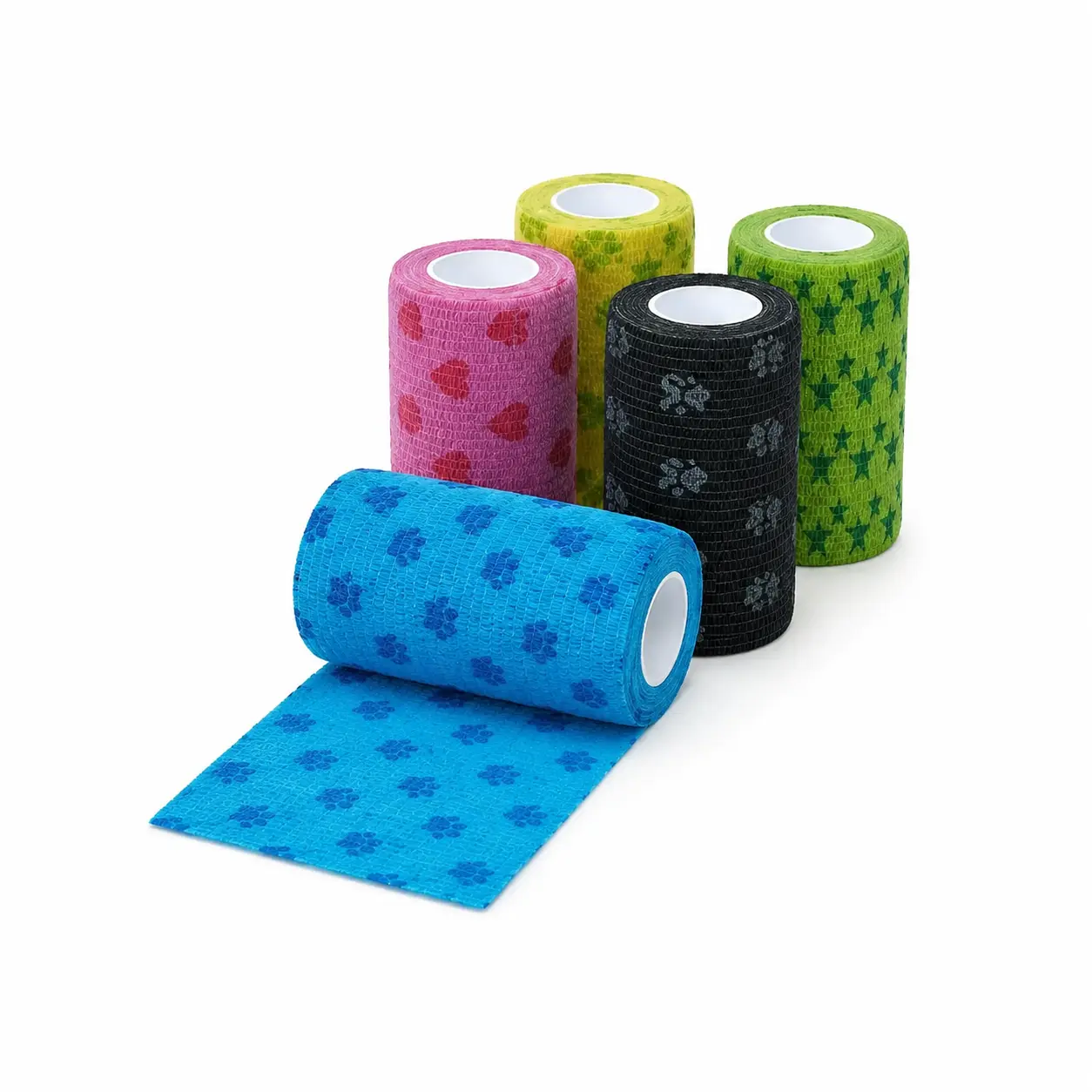 Fun Flex Pet selvklæbende bandage til hund og kat 5 cm x 4,5 m