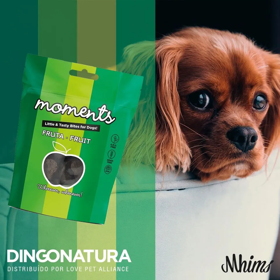 Moments hundesnack Kylling og Frugt 60 g - fuldfoder hundegodbidder