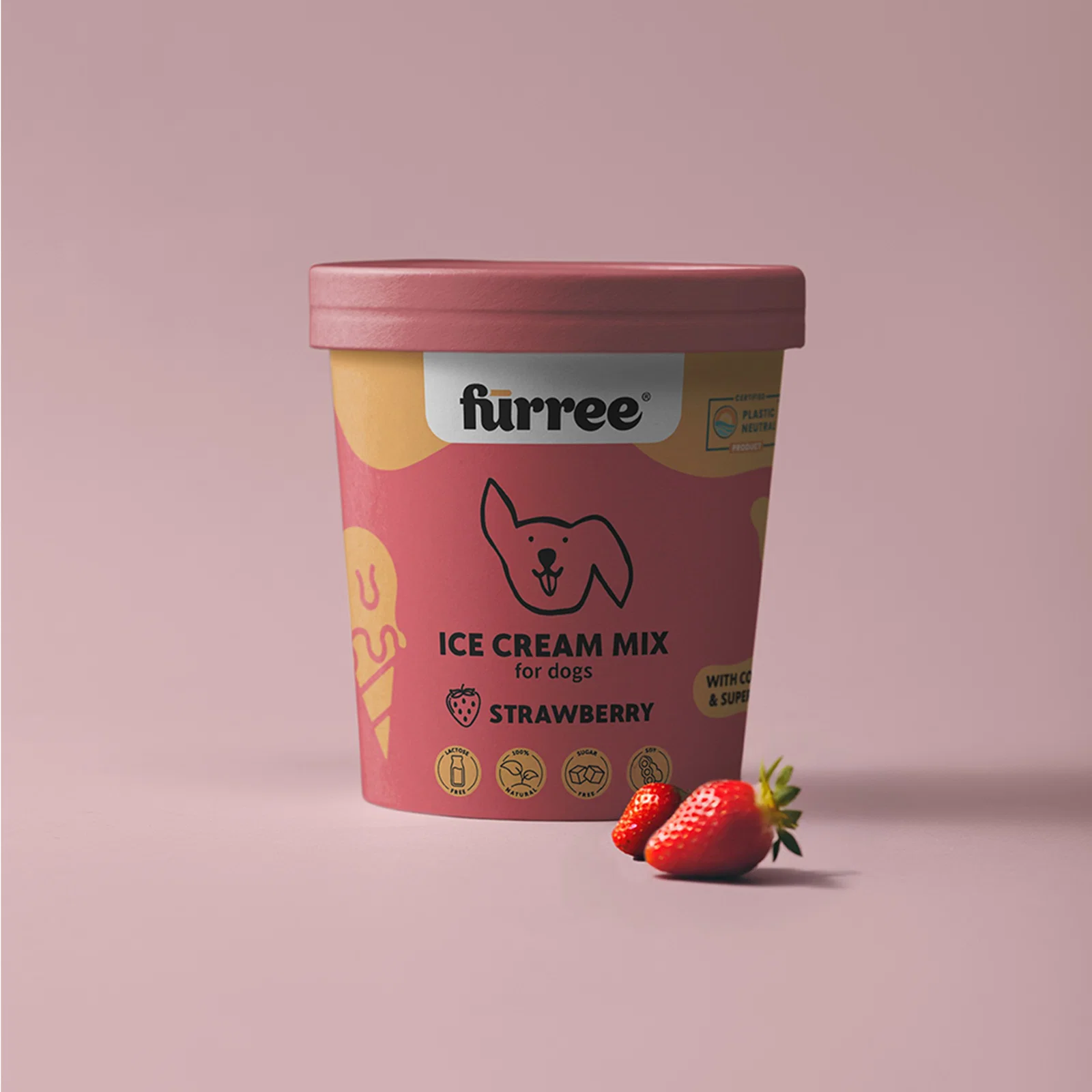 FÜRREE Icecream med Jordbær