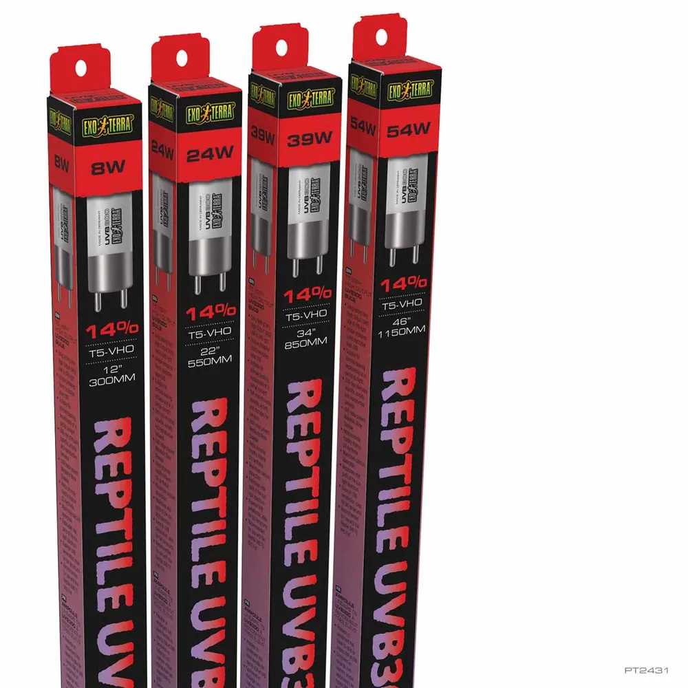 ExoTerra T5 Lysstofrør Reptile UVB300 T5 24W - UVB/UVA til ørken krybdyr