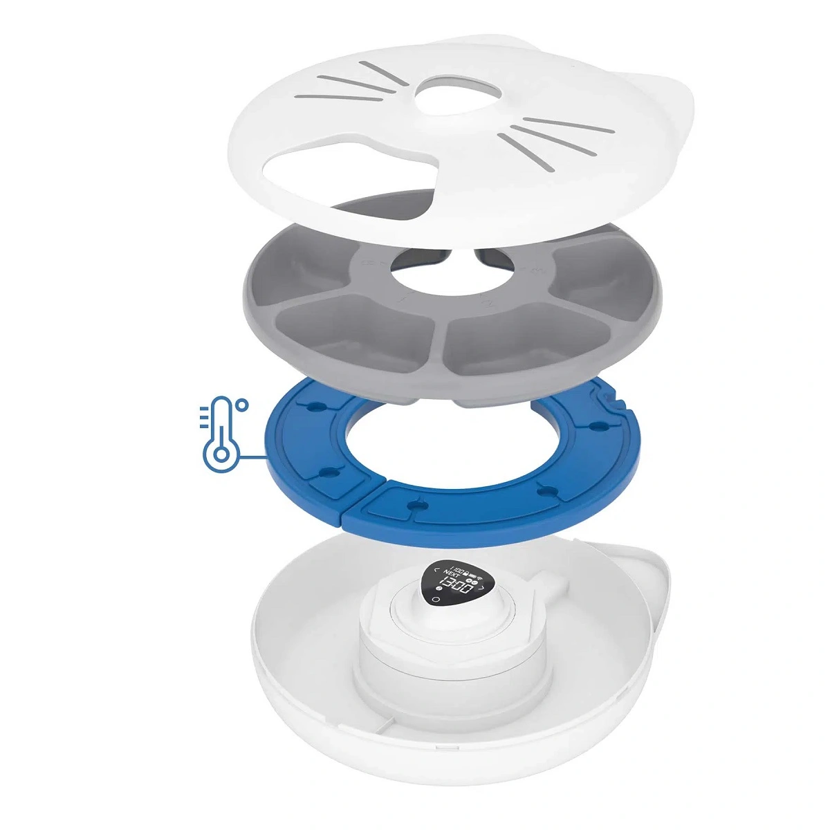 Catit PIXI Smart Foderautomat til 6 Doseringer