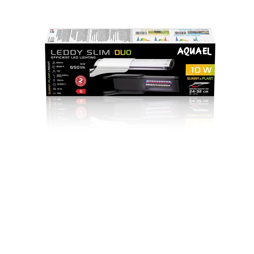 AquaEl Leddy Slimduo 10 W Sunny Plant and Night Black