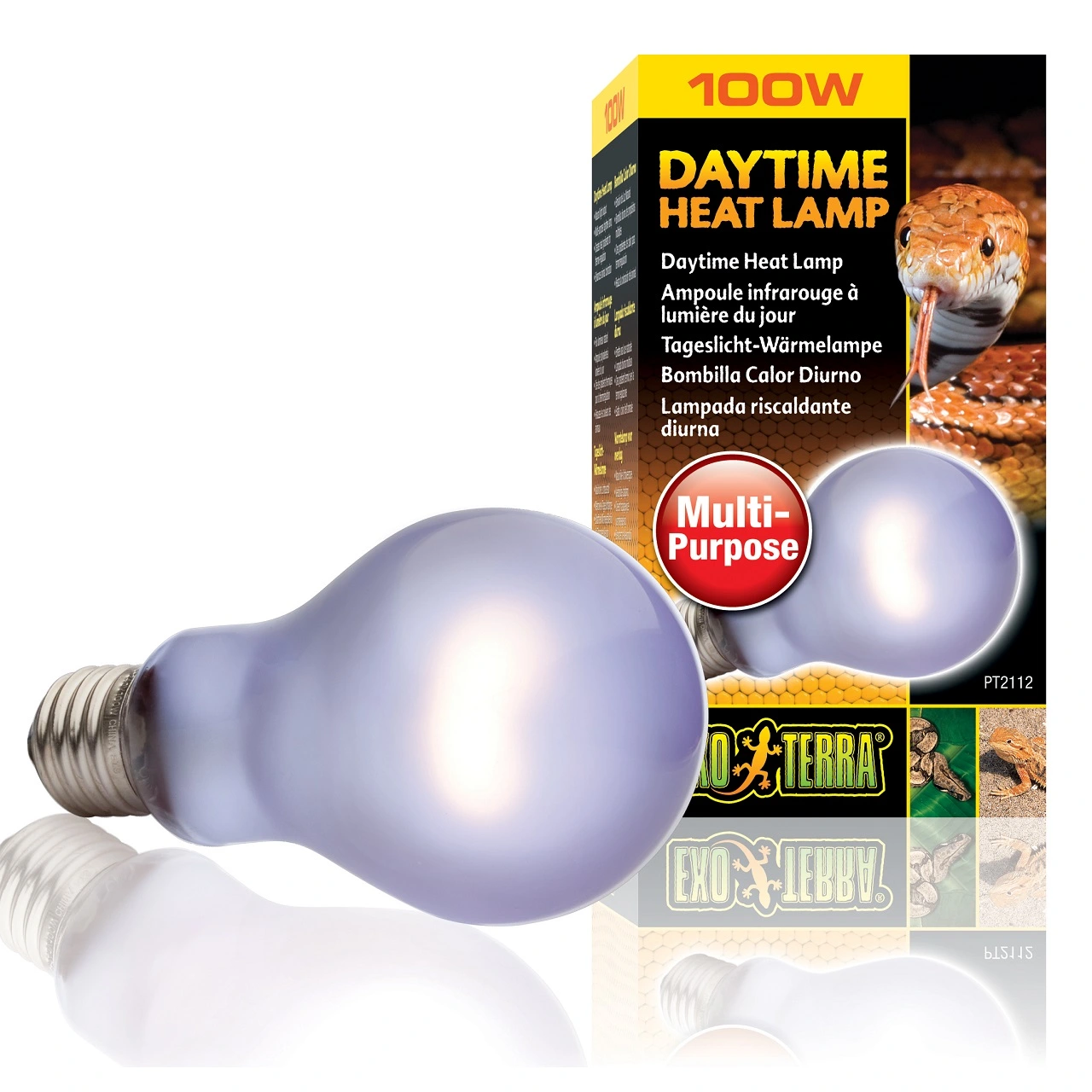 Exo Terra Day Glo 100 watt A21 med UVA