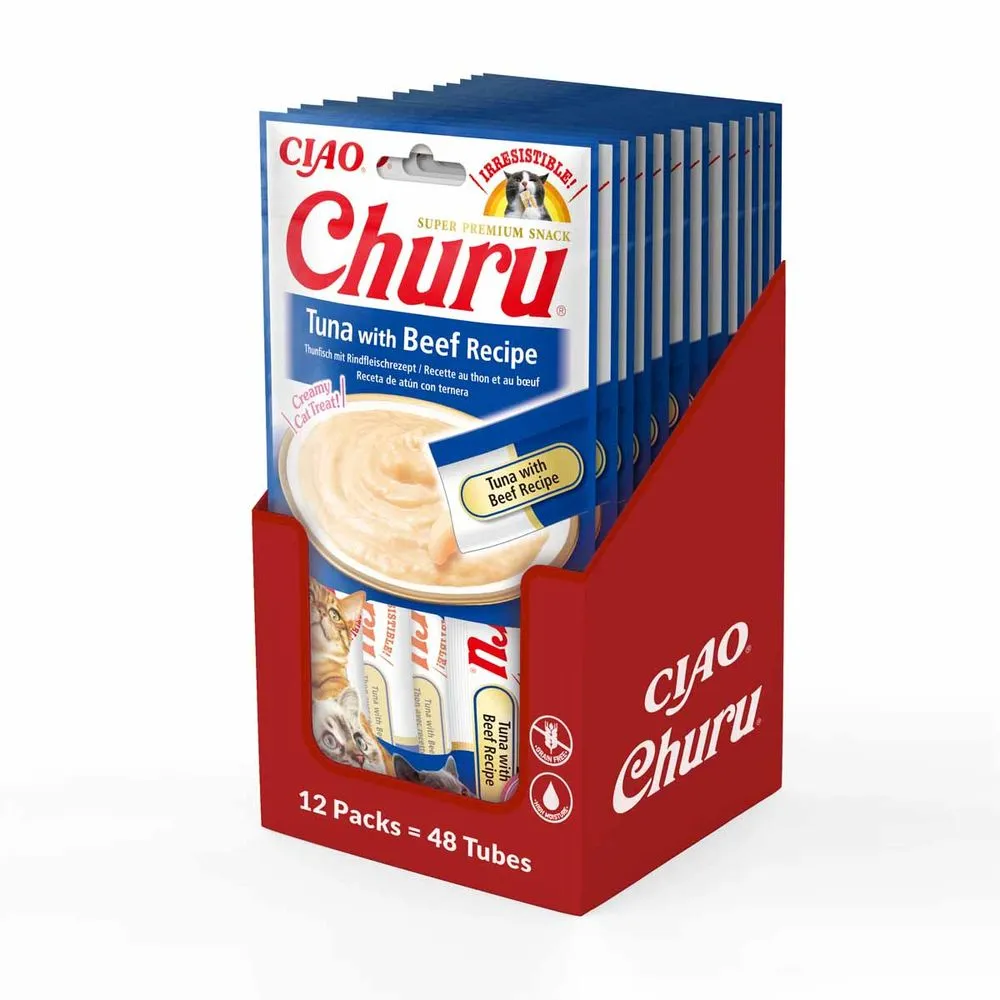 Churu Cat Tun med oksekød 4 stk