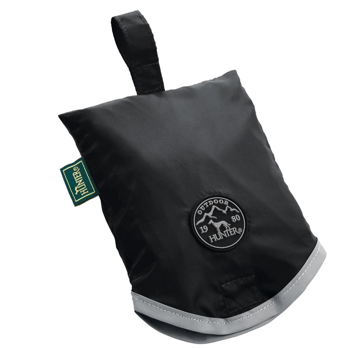 Hunter Uppsala Regnfrakke i Sort 60 cm