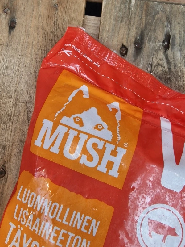 MUSH Vaisto Gris Okse Laks XL Rød 3 kg - Naturligt BARF hund