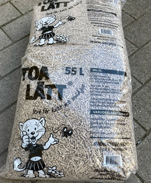 TOA-LÄTT Kattestrø - Kattegrus 55 liter