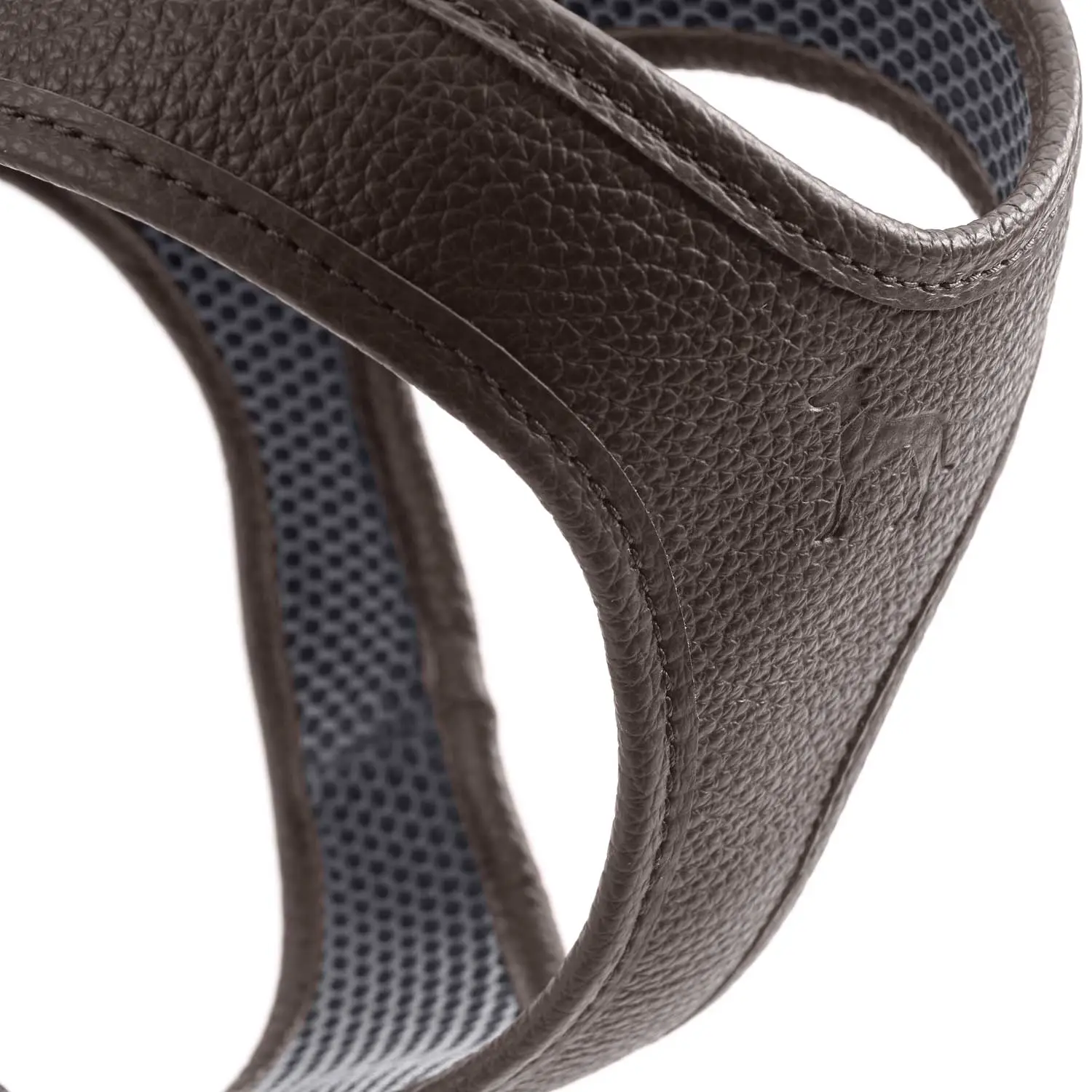 Hunter Hilo læder hundesele XS brun hals 33-37 cm - let og blød pasform