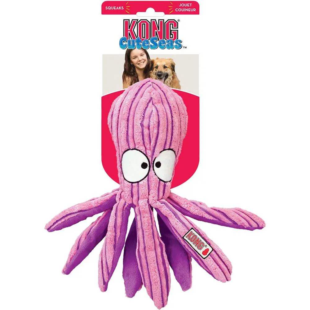 KONG CuteSeas Blæksprutte Large - bamse til hunde