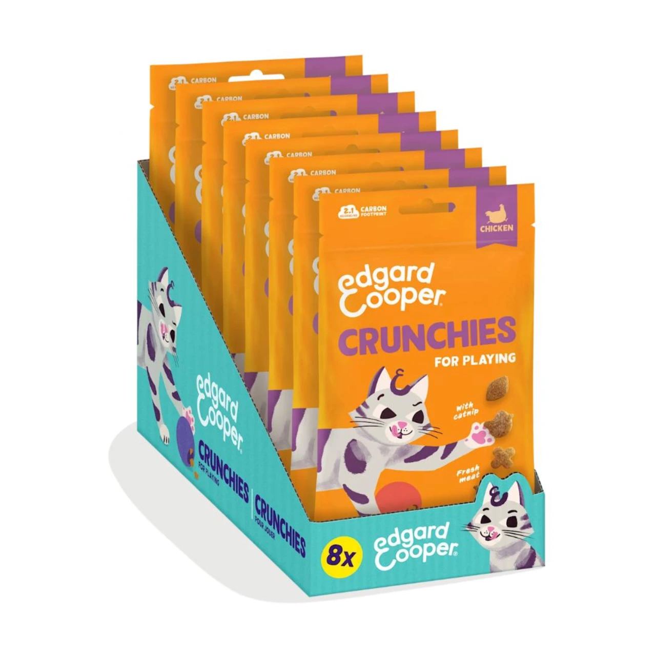 Edgard & Cooper Crunchies kattegodbidder med kylling 50 g